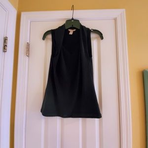Banana Republic Black Sleeveless Blouse